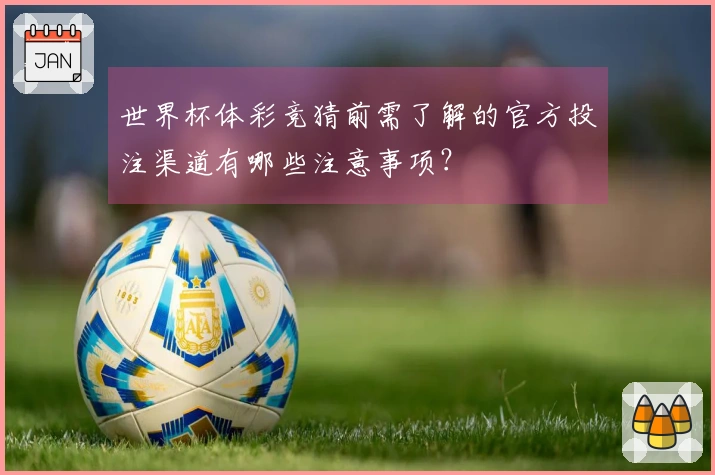 世界杯体彩竞猜前需了解的官方投注渠道有哪些注意事项？