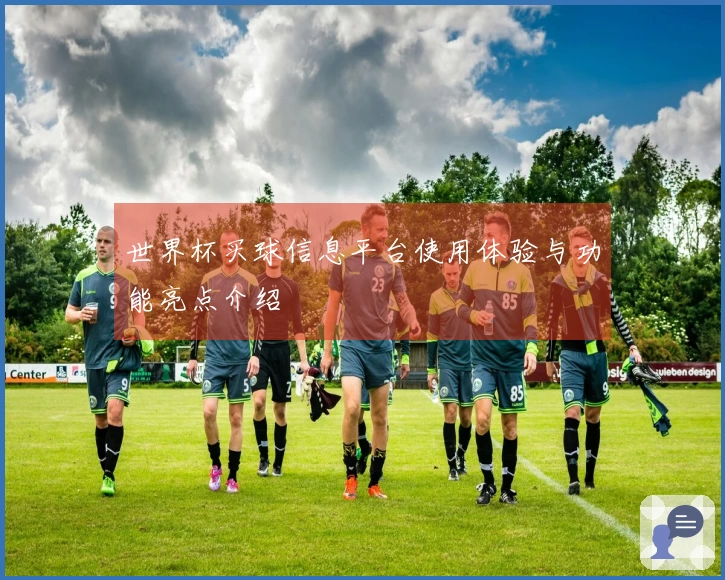 世界杯买球信息平台使用体验与功能亮点介绍